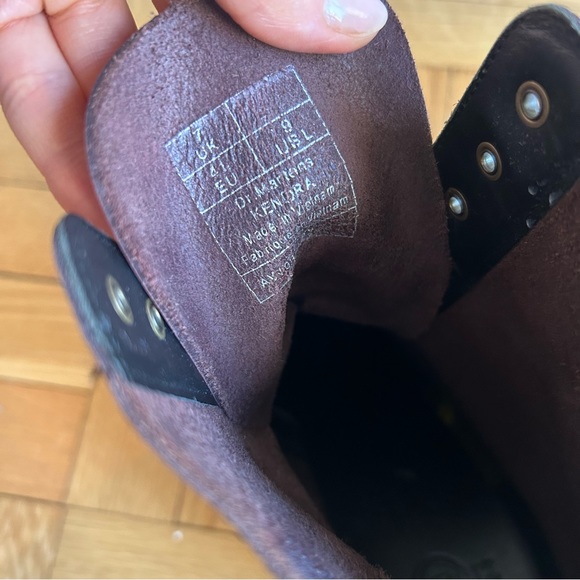 Dr. Martens Red Heeled Kendra Boots Women's Size 9 EU41 Arcadia Leather … - Picture 7 of 17